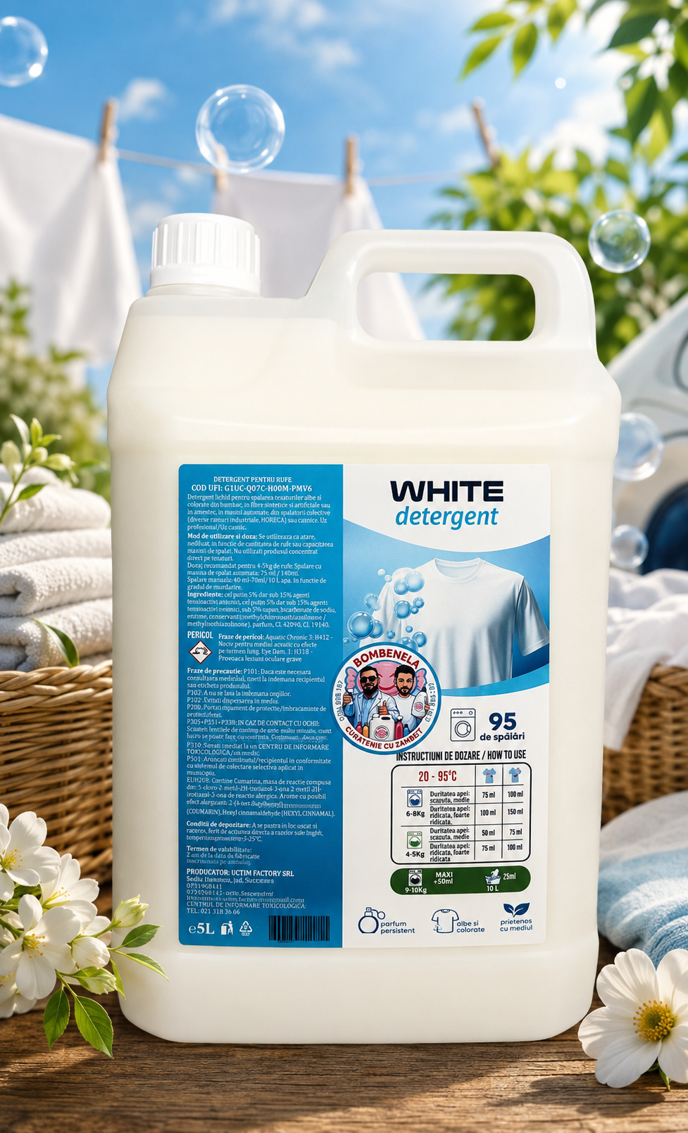 Detergent Rufe Albe 5L
